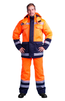 Костюм мужской зимний Дорожник (куртка и полукомбинезон) АРТ-TOW-1-09
